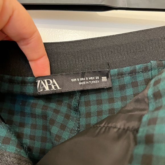 Black and green checkered skinny dress pants - Picture 6 of 6